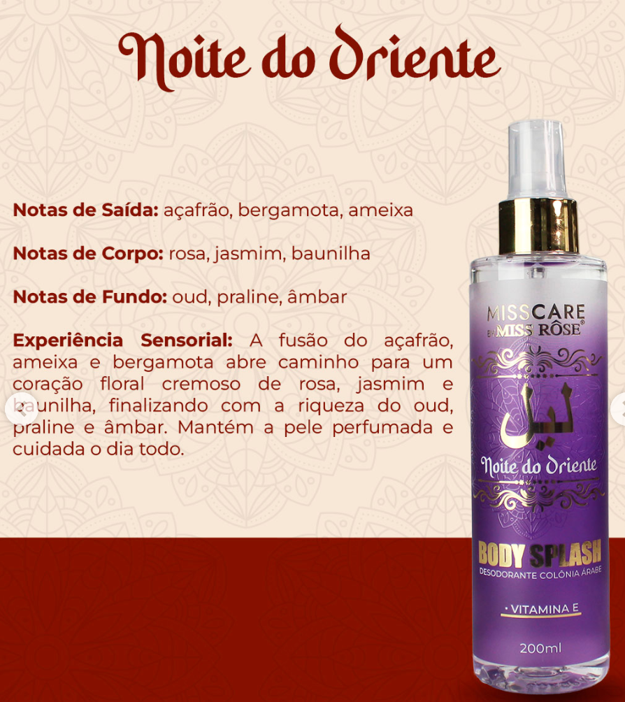 Body Splash Noite do Oriente - Miss Care™