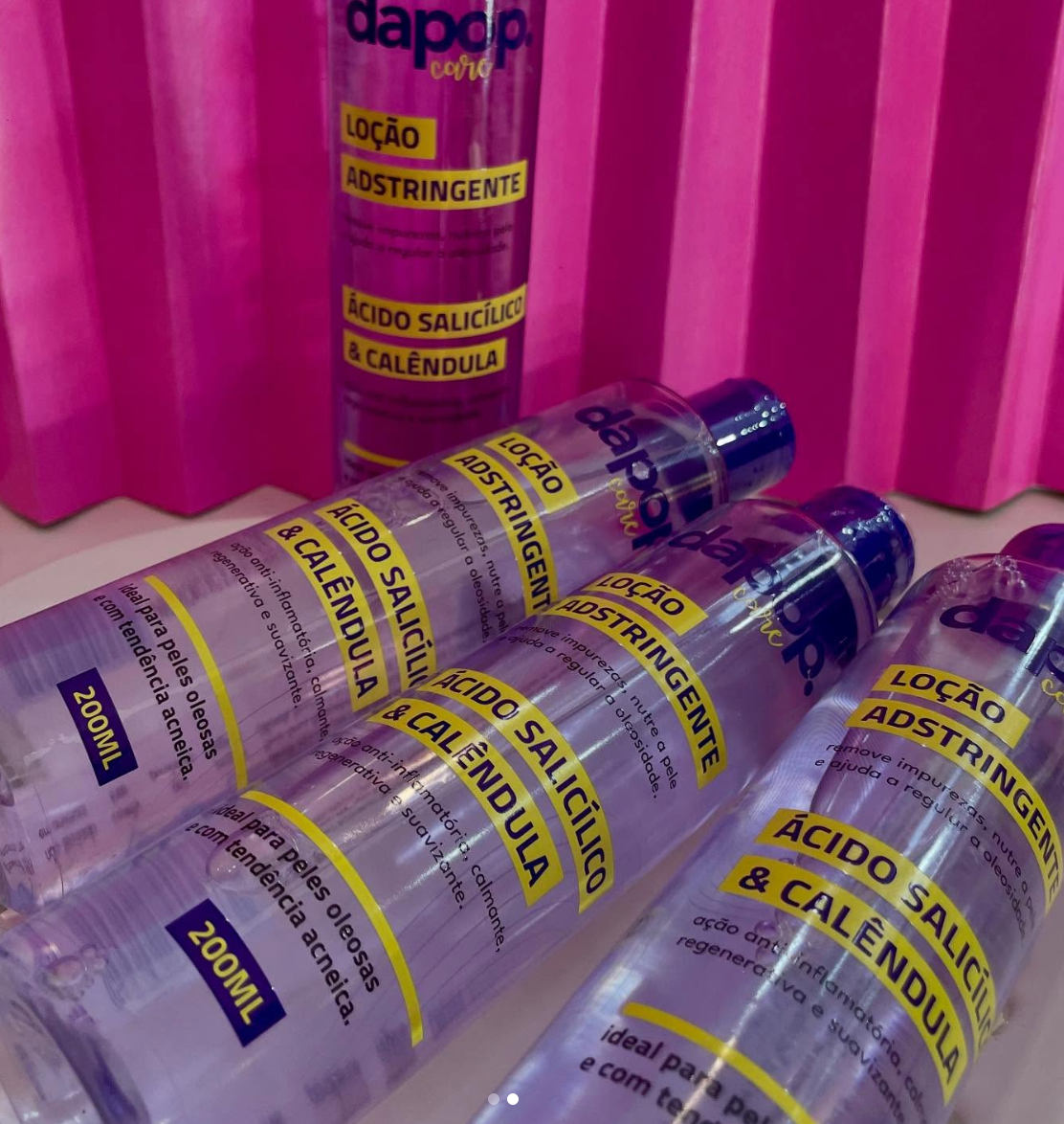 Loção Adstringente com Ácido Salicílico e Calêndula Dapop Care™