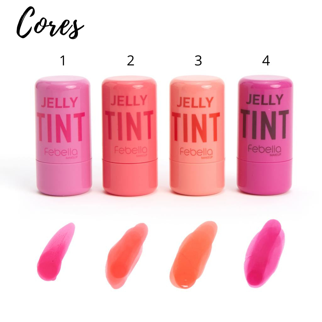 Blush Stick Jelly Tint 2 em 1 Febella – Rosto e Boca™