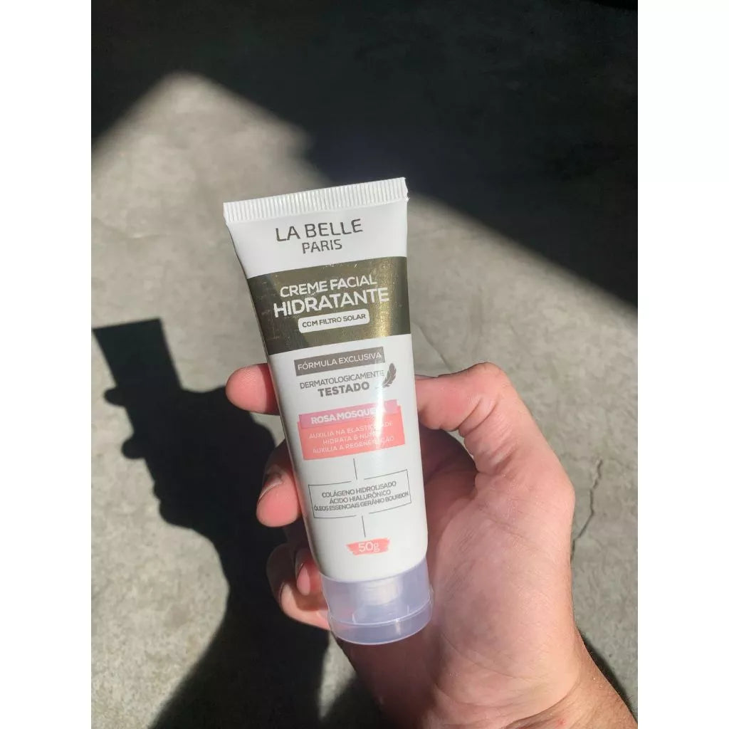 Creme Facial Hidratante La Belle Paris, Com Filtro Solar™