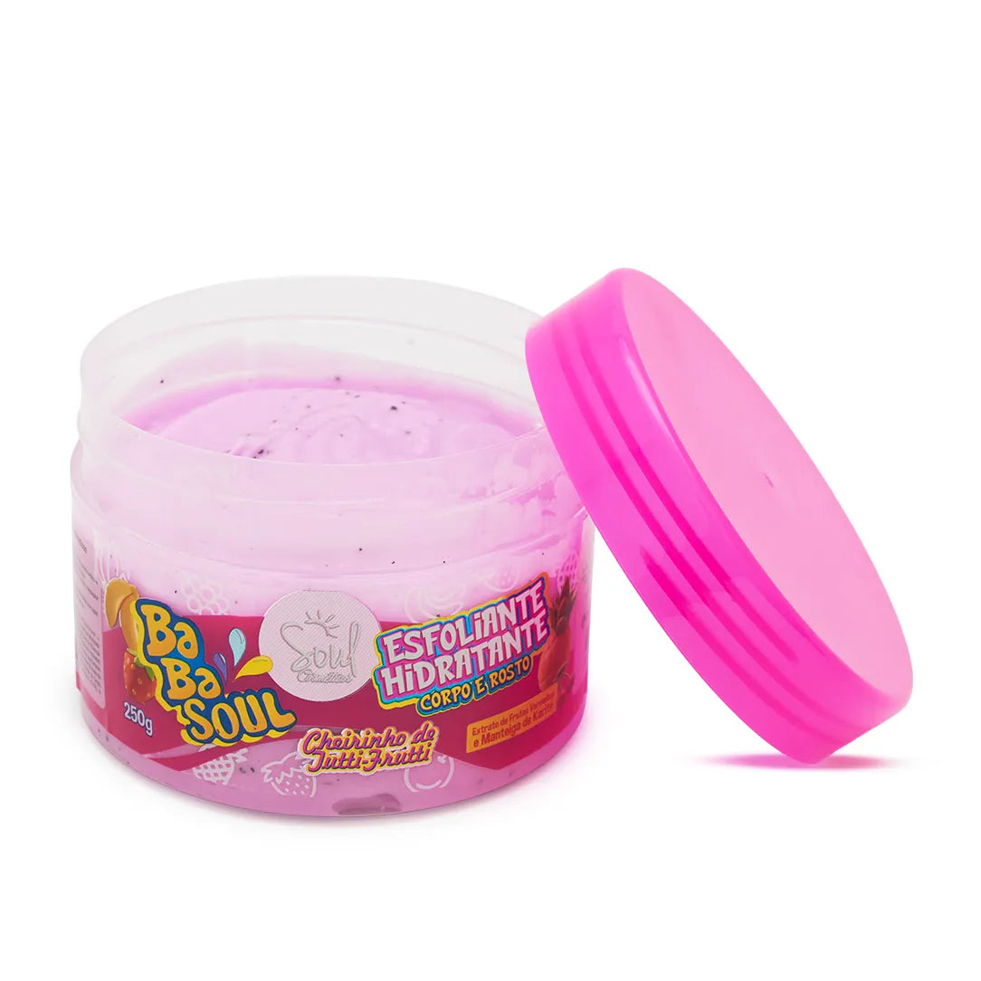 Esfoliante Corporal e Facial BaBa Soul, Cheirinho de Chiclete™