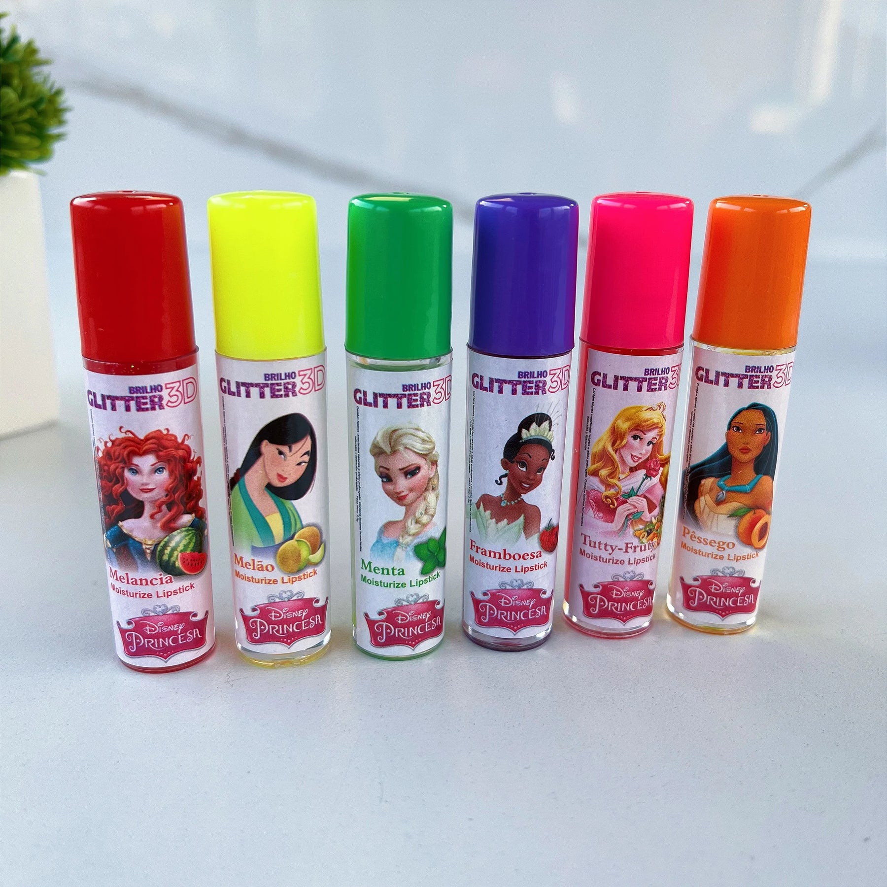 Brilho Labial Glitter Princesas, Frutillita Kids™