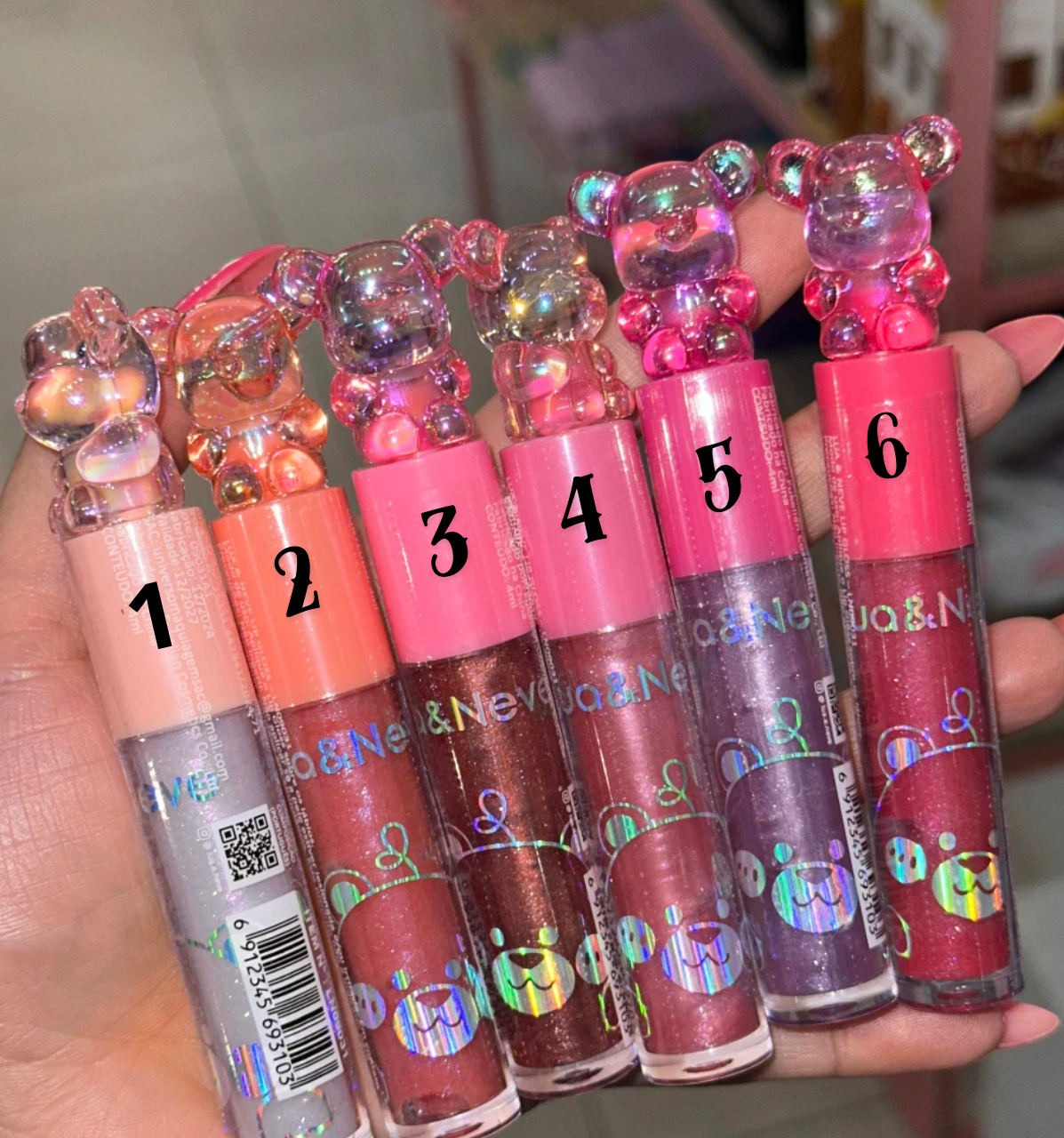 Lip Gloss Ursinho™  Lua & Neve