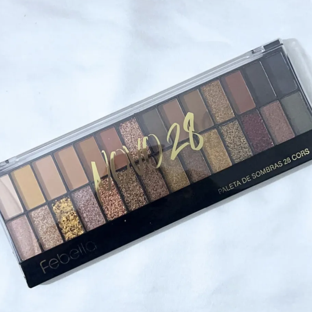 Paleta de Sombras Febella, Novo 28 Cores™