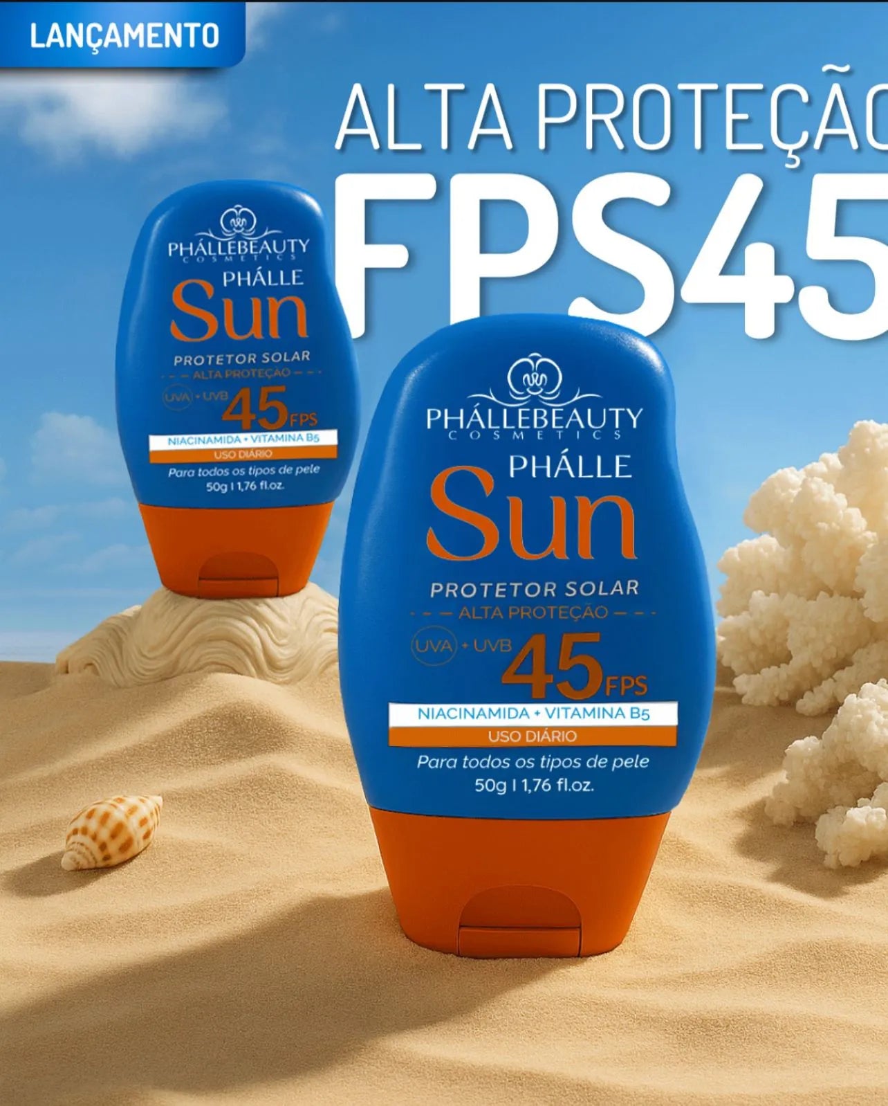 Protetor Solar Phálle Sun FPS 45™