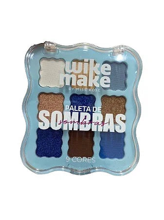 Paleta de Sombras Wike Make – 9 Cores | 4 Estilos Incríveis™