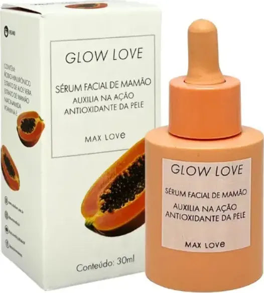 Séruns Faciais Max Love – Linha Glow Natural com Superfrutas e Ativos Poderosos™