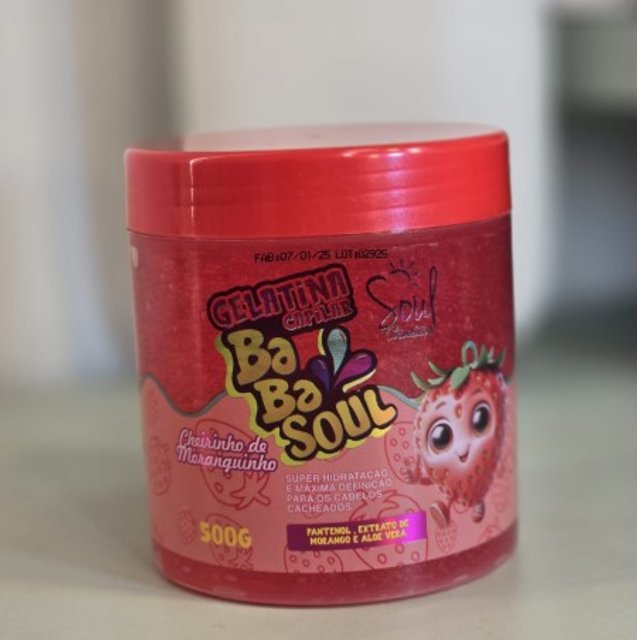 Gelatina Capilar BaBa Soul Cheirinho de Chiclete™ Vegano