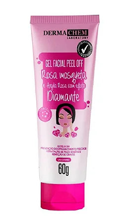 Gel Facial Peel Off Rosa Mosqueta e Argila Rosa™