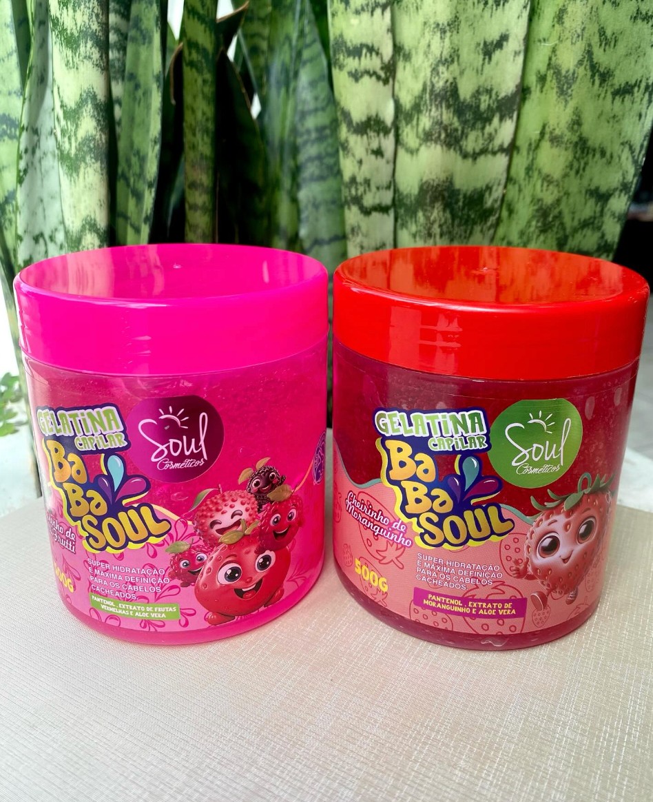 Gelatina Capilar BaBa Soul Cheirinho de Chiclete™ Vegano