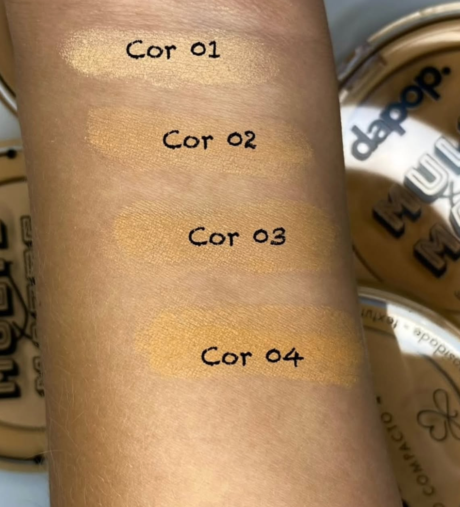 Pó Compacto Multi Matte Dapop – 4 em 1™