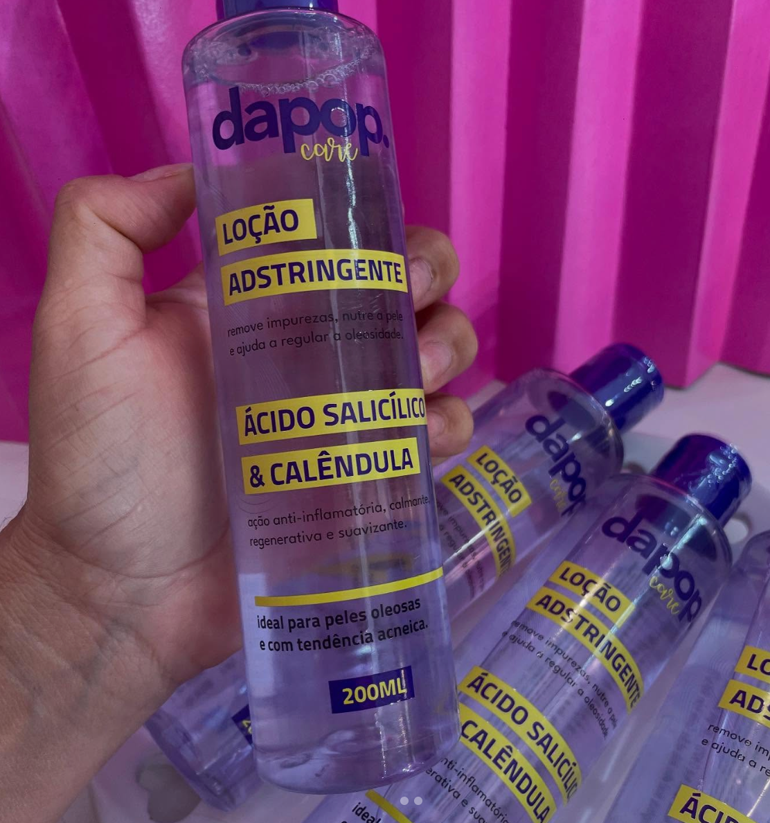 Loção Adstringente com Ácido Salicílico e Calêndula Dapop Care™