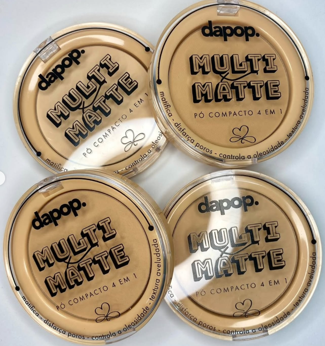 Pó Compacto Multi Matte Dapop – 4 em 1™