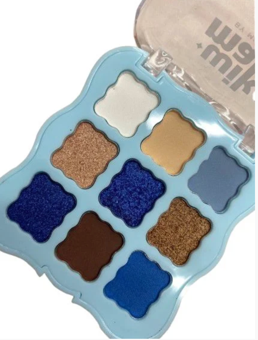 Paleta de Sombras Wike Make – 9 Cores | 4 Estilos Incríveis™