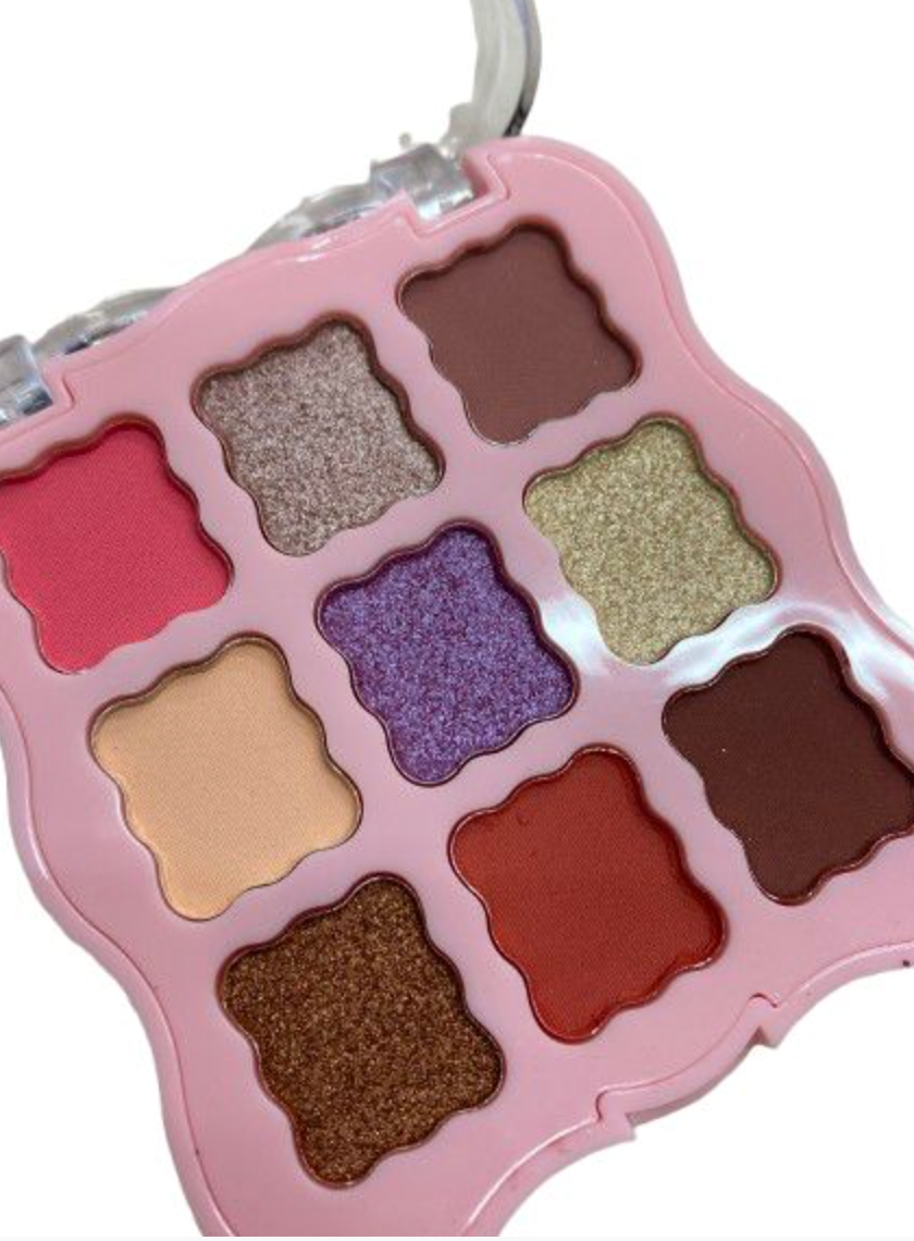 Paleta de Sombras Wike Make – 9 Cores | 4 Estilos Incríveis™