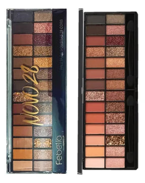 Paleta de Sombras Febella, Novo 28 Cores™