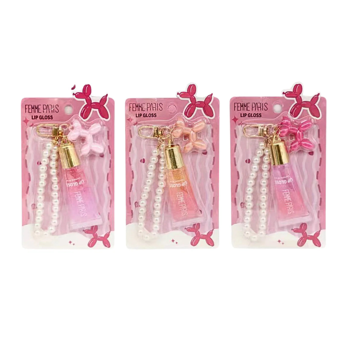 Gloss + Chaveiro Bonequinha Femme Paris™