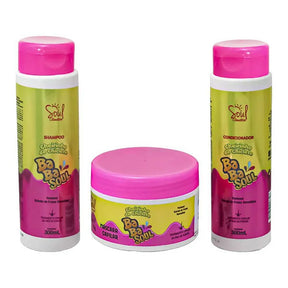 Kit Shampoo Condicionador e Máscara Babasoul, Frutas Vermelhas™