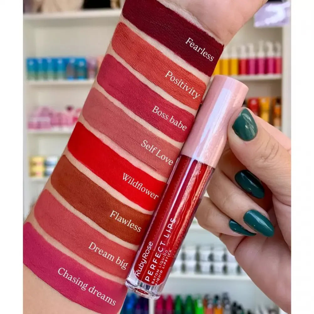 Batom Líquido Perfect Lips – Ruby Rose™