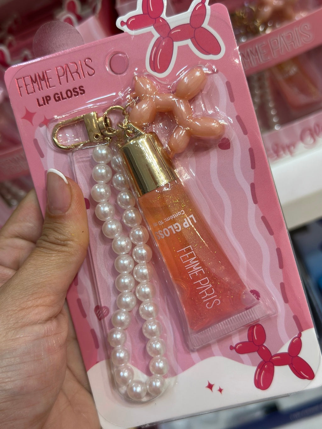 Gloss + Chaveiro Bonequinha Femme Paris™