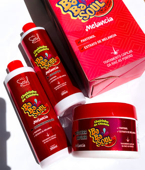 Kit Shampoo, Condicionador e Máscara Capilar Babasoul Melancia™