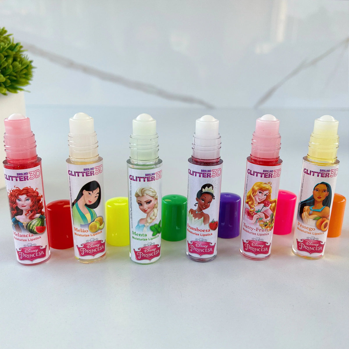 Brilho Labial Glitter Princesas, Frutillita Kids™