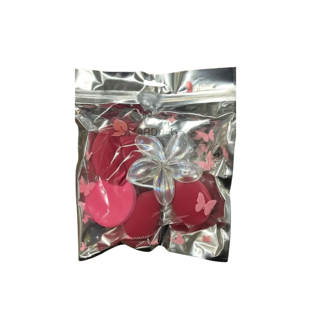 Kit Esponja De Maquiagem E Presilha De Flor™