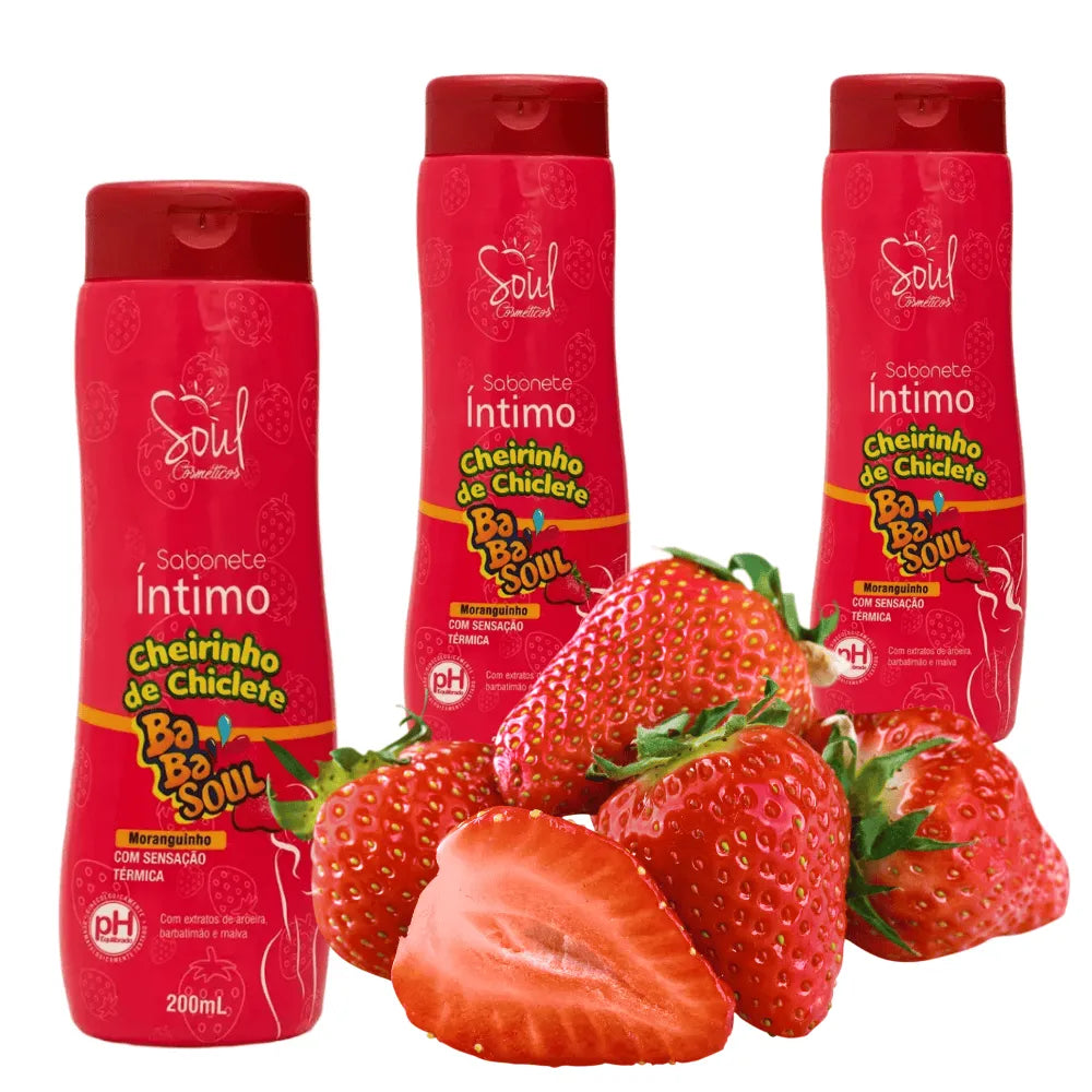 Sabonete Íntimo BaBaSoul Cheirinho de Chiclete™ Vegano