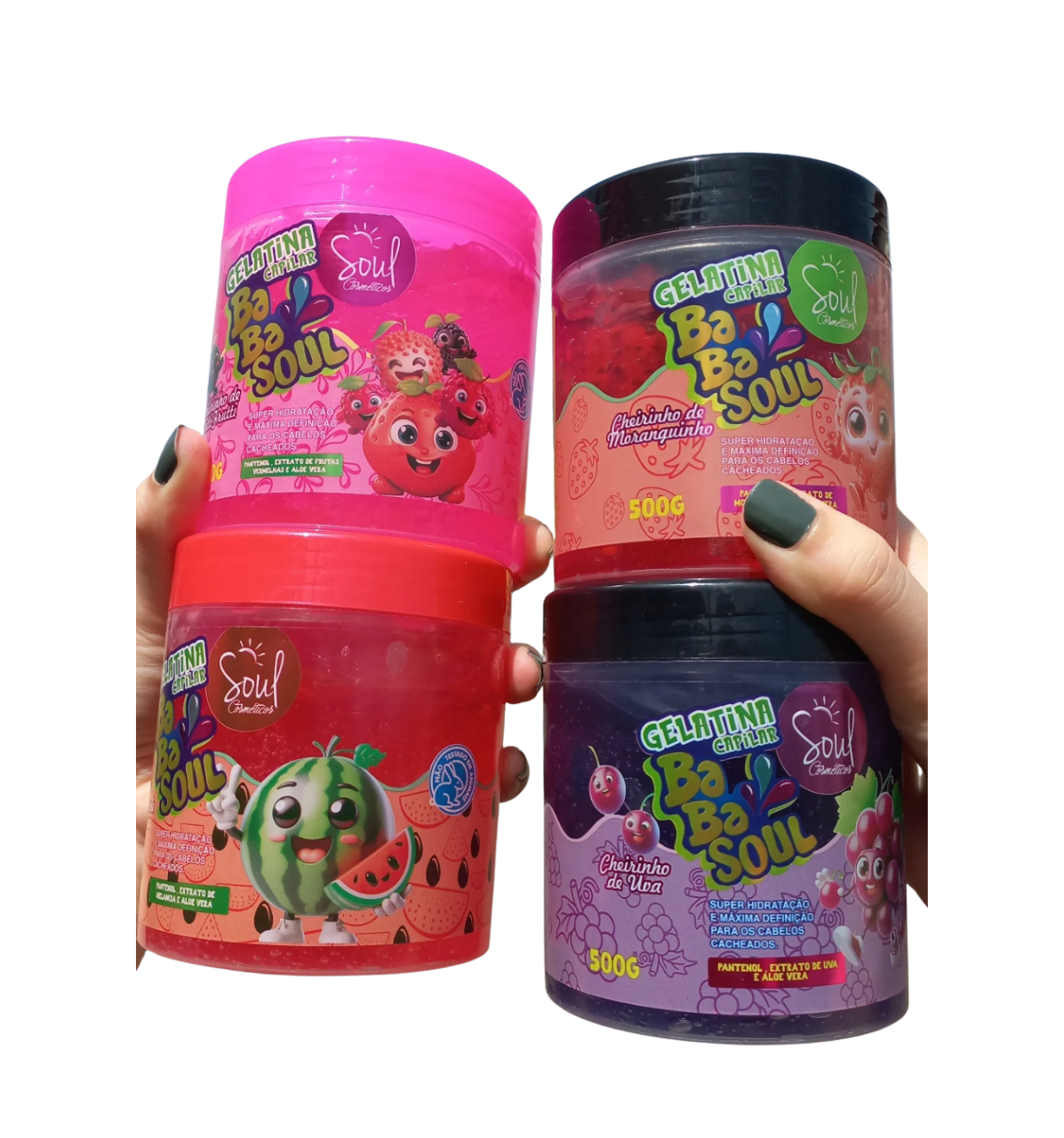 Gelatina Capilar BaBa Soul Cheirinho de Chiclete™ Vegano