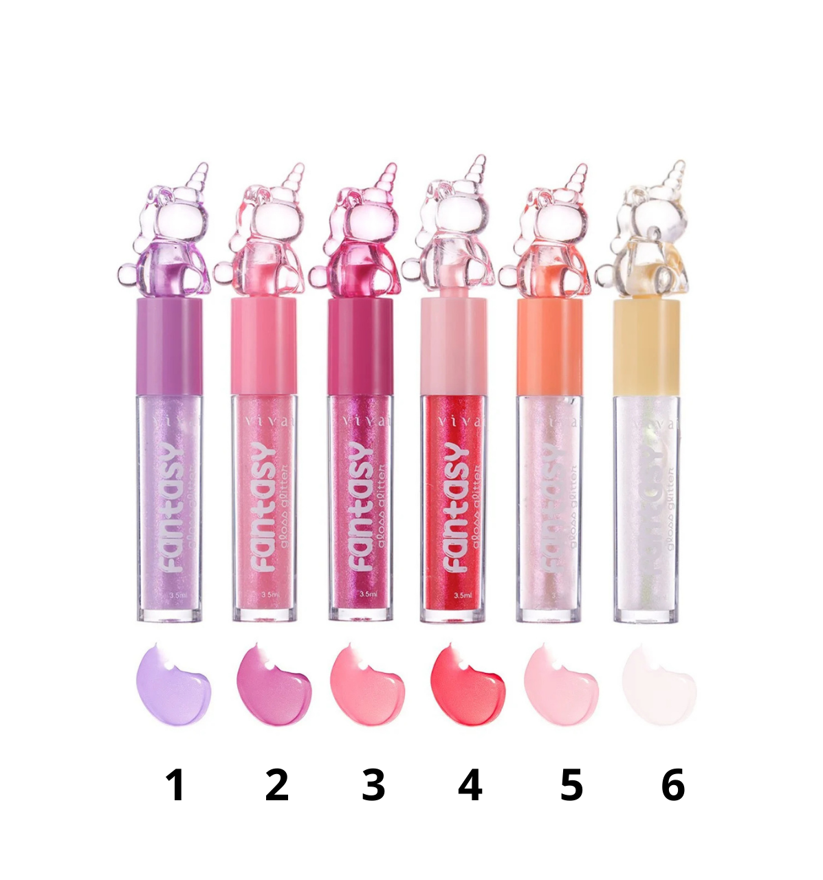 Gloss Glitter Fantasy Unicórnio, Vivai™