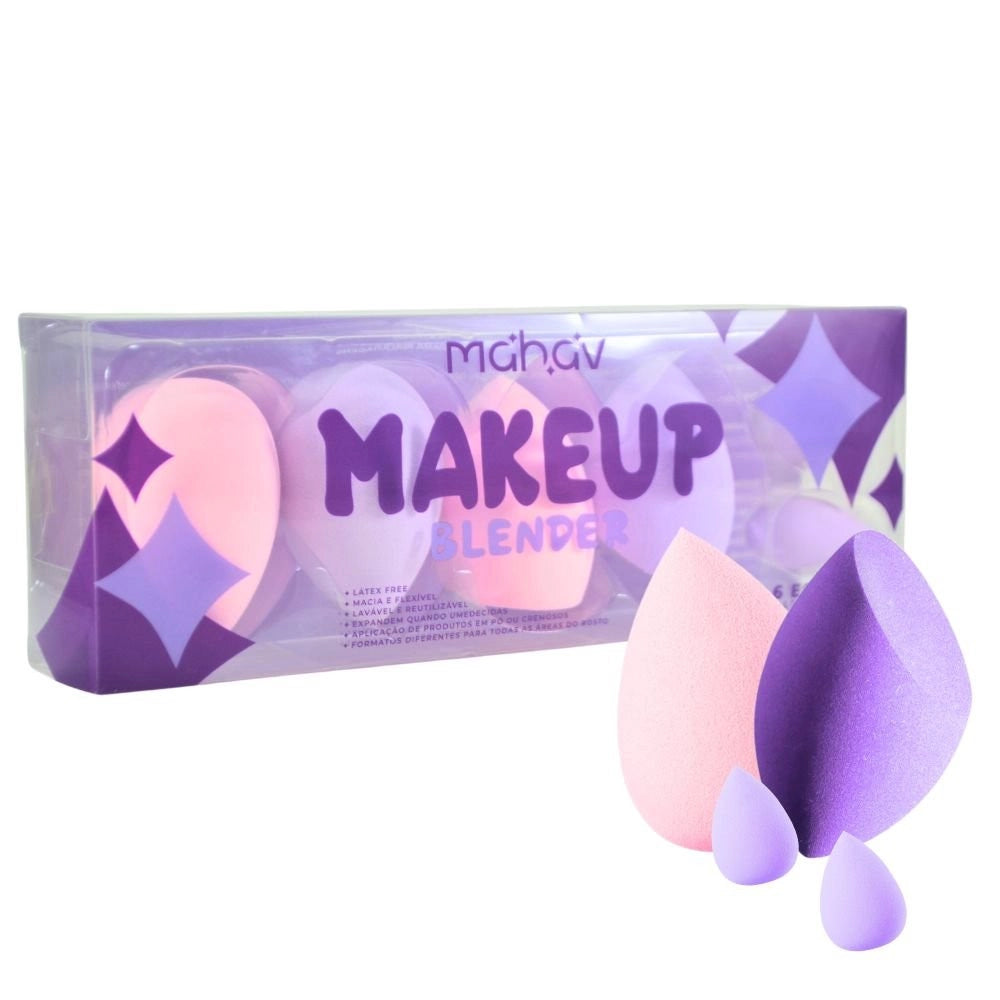 Kit com 6 Esponjas para Maquiagem™