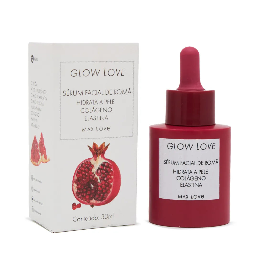 Séruns Faciais Max Love – Linha Glow Natural com Superfrutas e Ativos Poderosos™