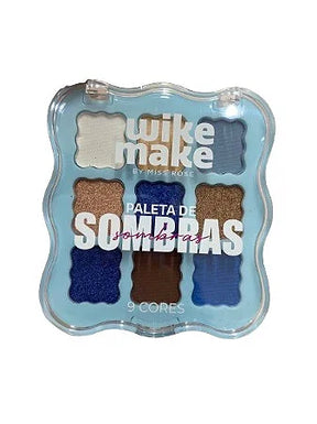 Paleta de Sombras Wike Make – 9 Cores | 4 Estilos Incríveis™