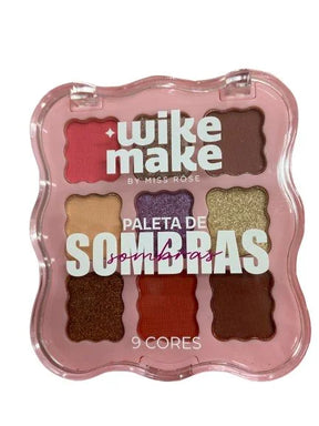 Paleta de Sombras Wike Make – 9 Cores | 4 Estilos Incríveis™